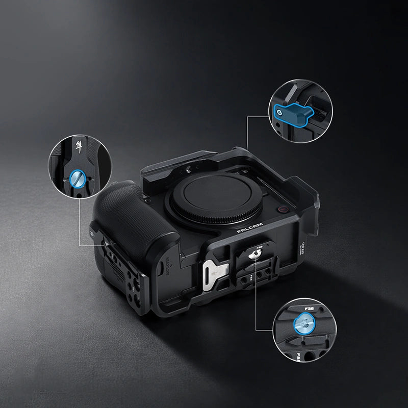 FALCAM F22 & F38 Quick Release Camera Cage Compatible with Canon EOS R6 V