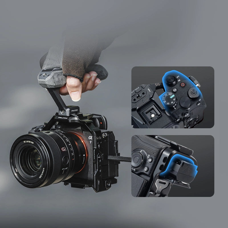 FALCAM F22&F38&F50 Quick Release Camera Cage Compatible with SONY A7M5 / A7R5 / A7M4