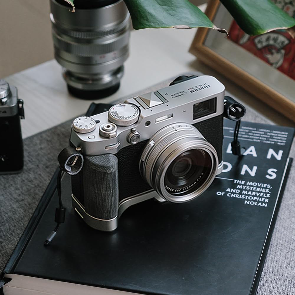 FALCAM F22&F38 Quick Release L-Shaped Handle Silk Silver (for FUJIFILM X100 VI)-C00A4305W