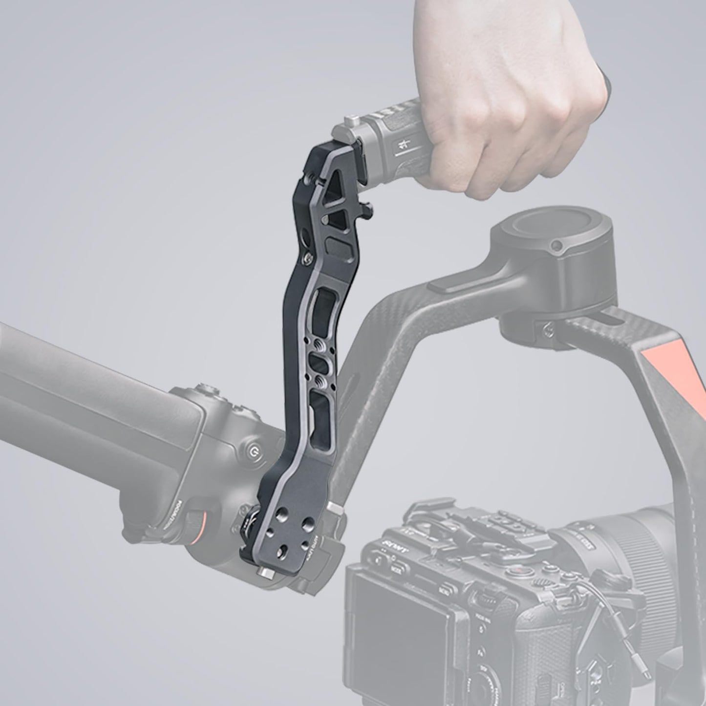 RS4 Gimbal Sling Handle Bracket L with Side Plate for DJI RS 4 Mini,RS4,RS 3 Mini, RS 3, RS 3 Pro, RS 2, RSC 2 Stabilizer-F22A4501