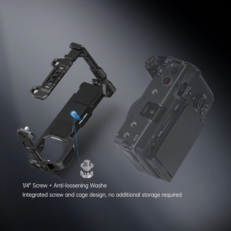 FALCAM F22&F38&F50 Quick Release Camera Cage V3 (FOR SONY FX3/FX30)