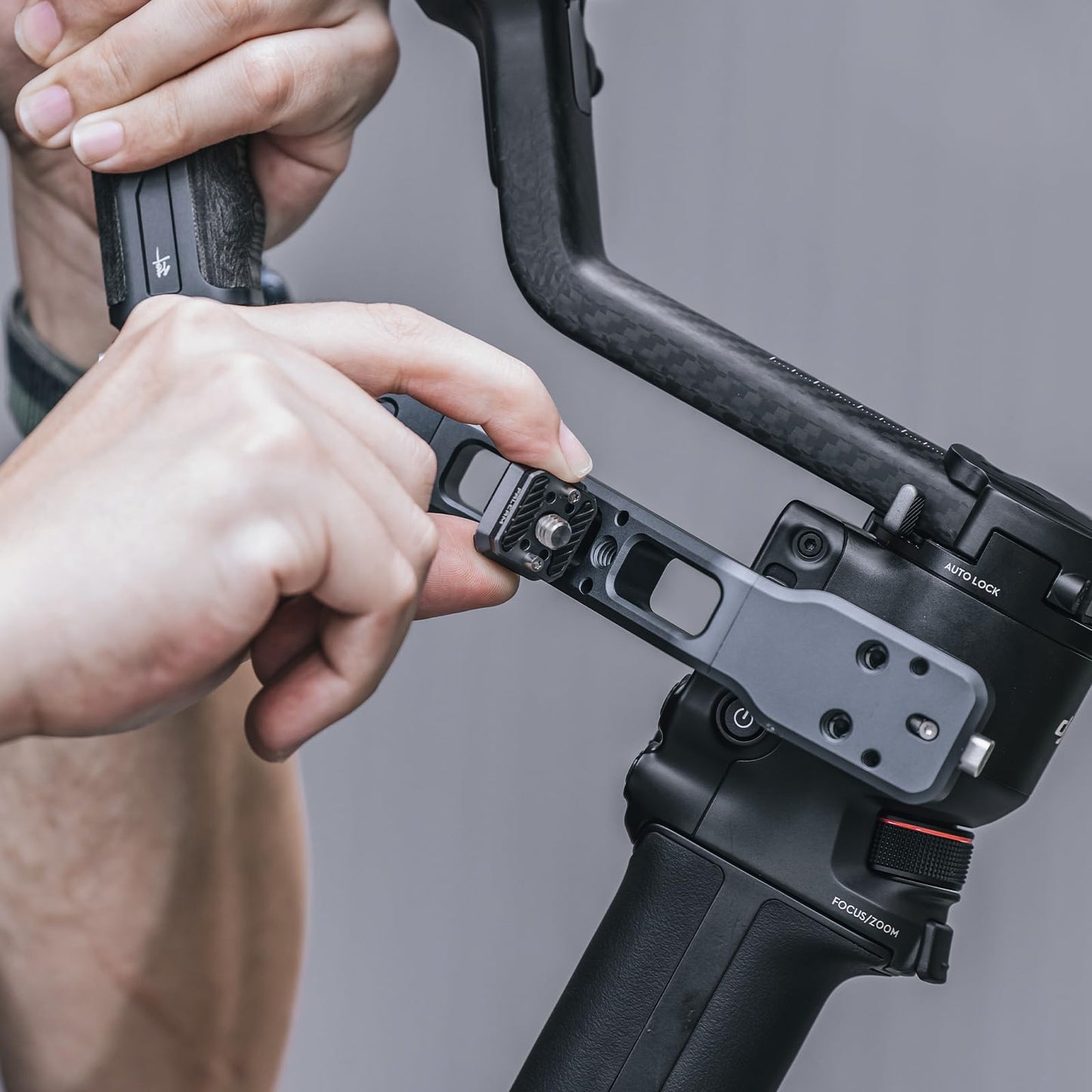 RS4 Gimbal Sling Handle Bracket L with Side Plate for DJI RS 4 Mini,RS4,RS 3 Mini, RS 3, RS 3 Pro, RS 2, RSC 2 Stabilizer-F22A4501