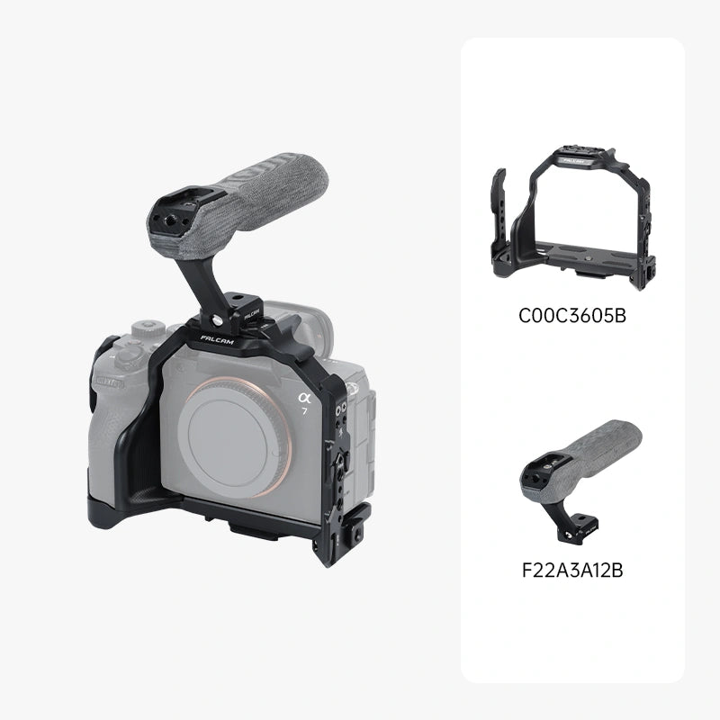 FALCAM F22&F38&F50 Quick Release Camera Cage Compatible with SONY A7M5 / A7R5 / A7M4