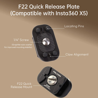 FALCAM F22 Quick Release Kit (FOR X5) F22B5503