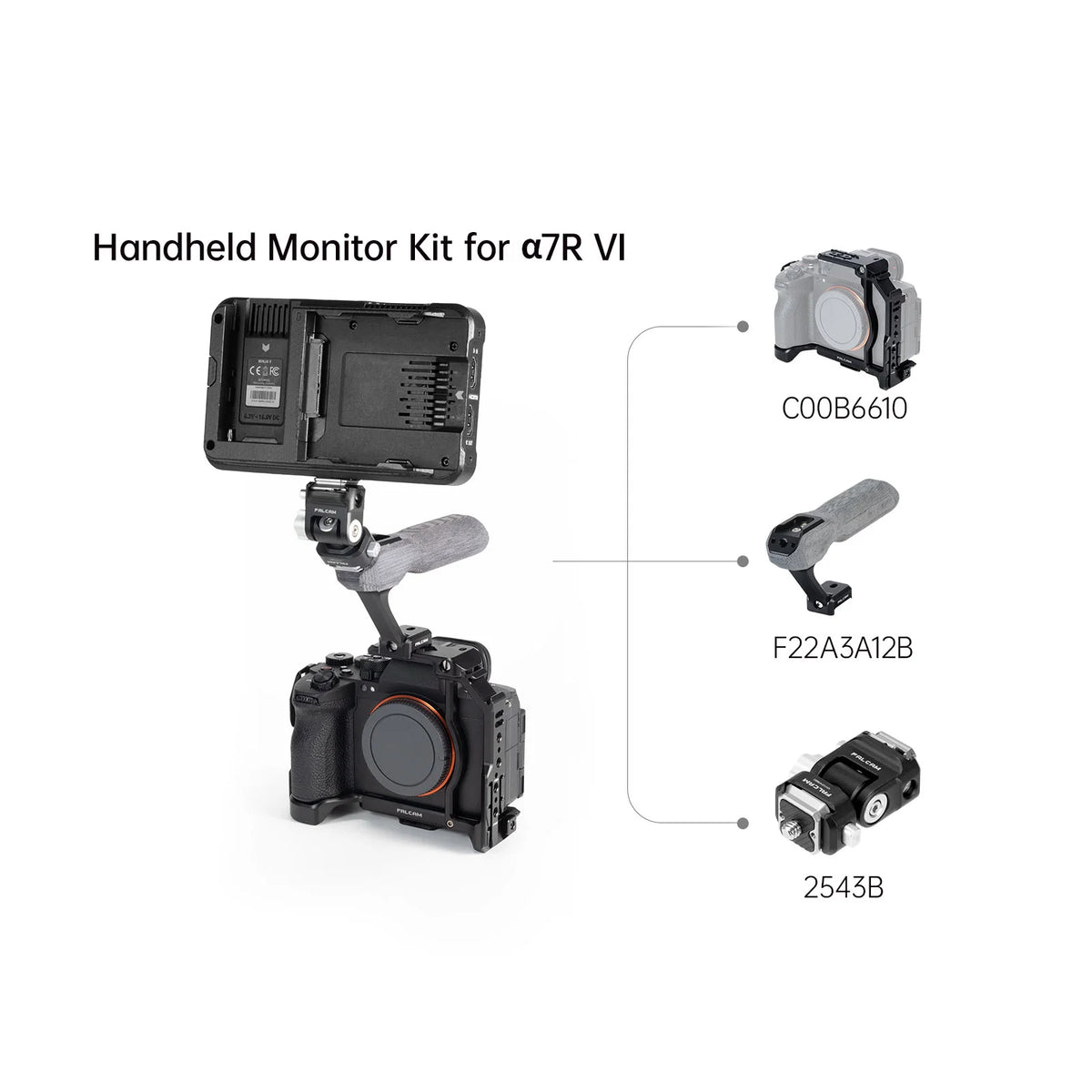 FALCAM F22&F38 Quick Release Camera Cage for Sony α7R VI