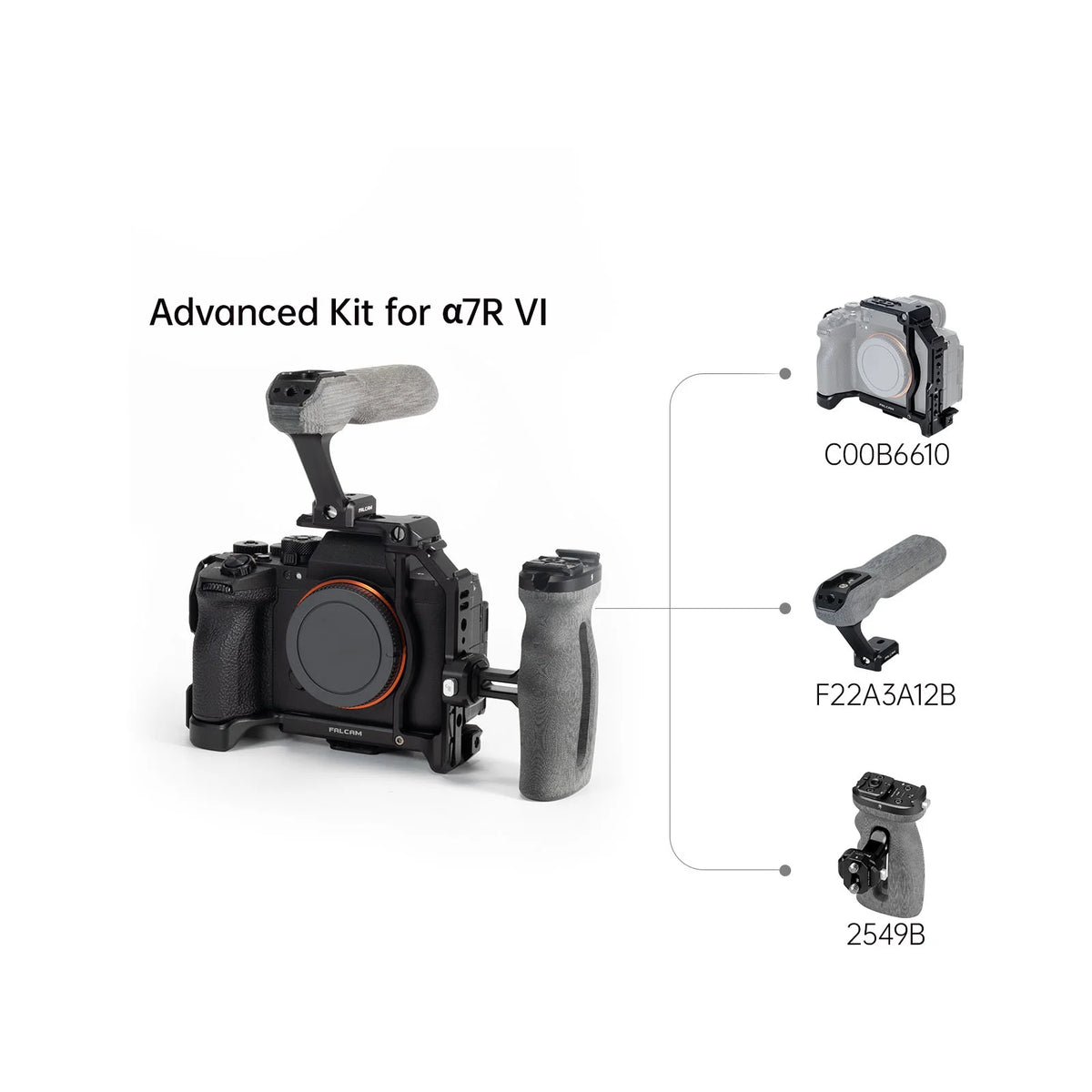 FALCAM F22&F38 Quick Release Camera Cage for Sony α7R VI