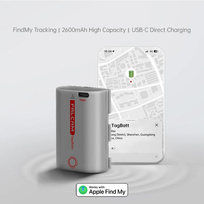 FALCAM TagBatt Direct-Charge Camera Battery Compatible with Canon LP-E6