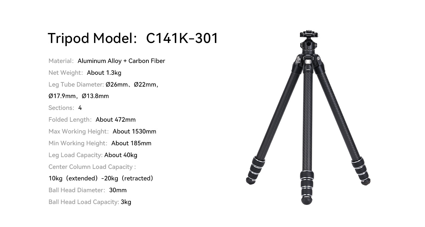 Falcam TreeRoot Quick Lock Lite Tripod | | Ultra-Light Pro Tripod