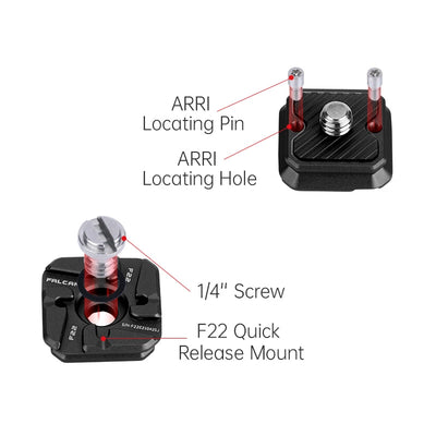 FALCAM F22 Basic Quick Release Plate V2 2529B