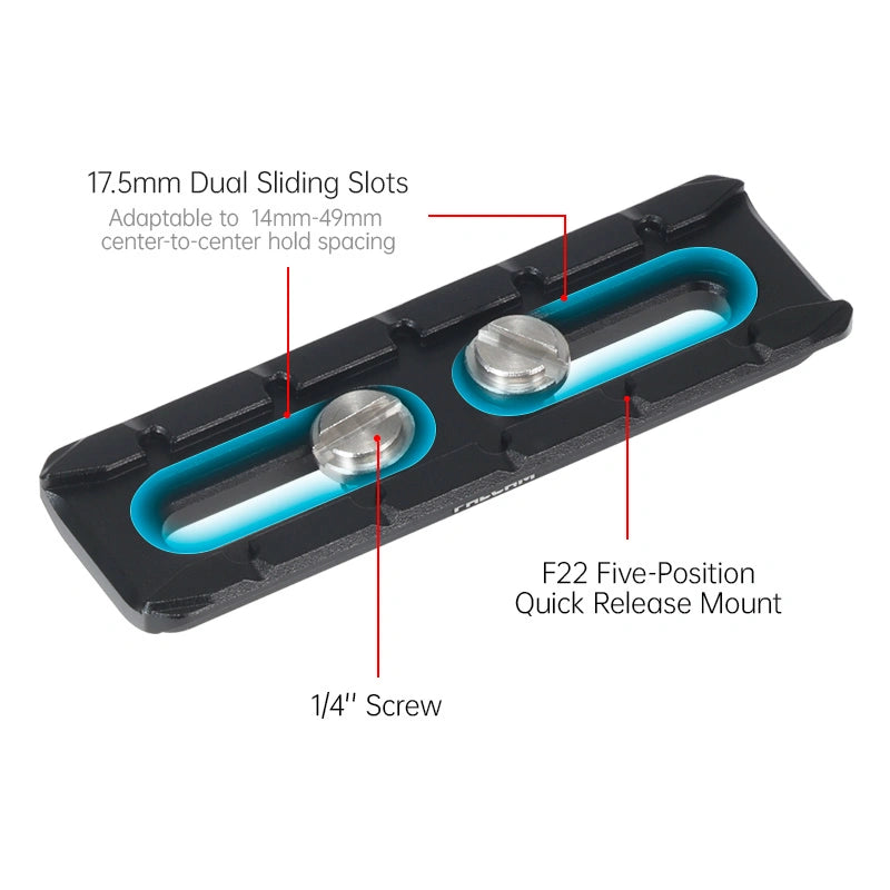 FALCAM F22 Quick Release Five-Position Quick Release Plate 2538B