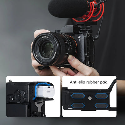 FALCAM F22&F38 Quick Release L-Bracket  For SONY A7M5/A7R5/A7M4/A7S3