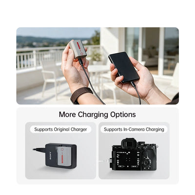 FALCAM TagBatt Direct-Charge Camera Battery Compatible with Sony NP-FZ100