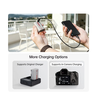 FALCAM TagBatt Direct-Charge Camera Battery Compatible with Canon LP-E6
