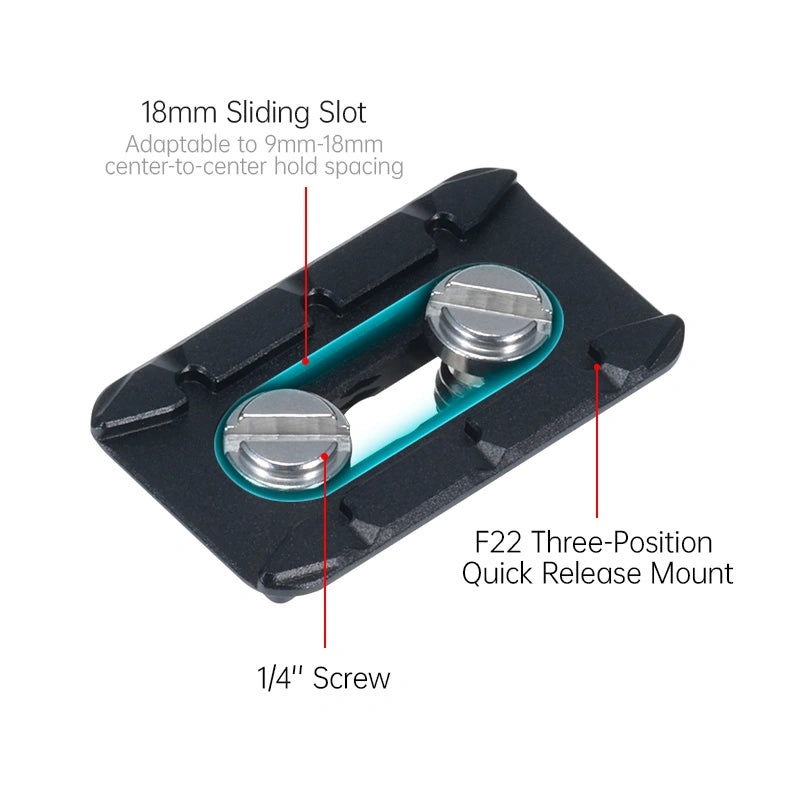 FALCAM F22 Quick Release Three-Position Plate 2537B