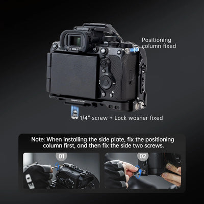 FALCAM F22&F38&F50 Quick Release Camera Cage Compatible with SONY A7M5 / A7R5 / A7M4