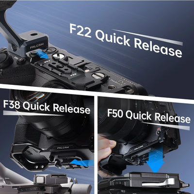 FALCAM F22&F38&F50 Quick Release Camera Cage V3 (FOR SONY FX3/FX30)