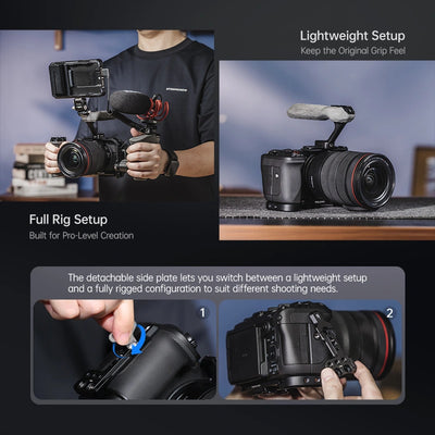 FALCAM F22 & F38 Quick Release Camera Cage Compatible with Canon EOS R6 V