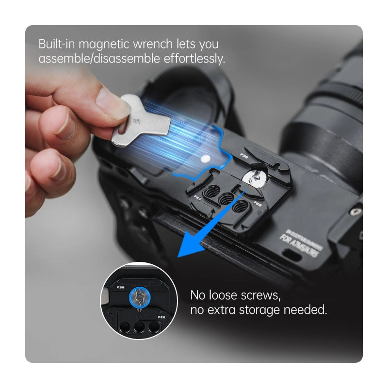 FALCAM F22&F38 Quick Release L-Bracket  For SONY A7M5/A7R5/A7M4/A7S3