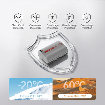 FALCAM TagBatt Direct-Charge Camera Battery Compatible with Canon LP-E6
