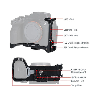 FALCAM F22&F38 Quick Release L-Bracket  For SONY A7M5/A7R5/A7M4/A7S3