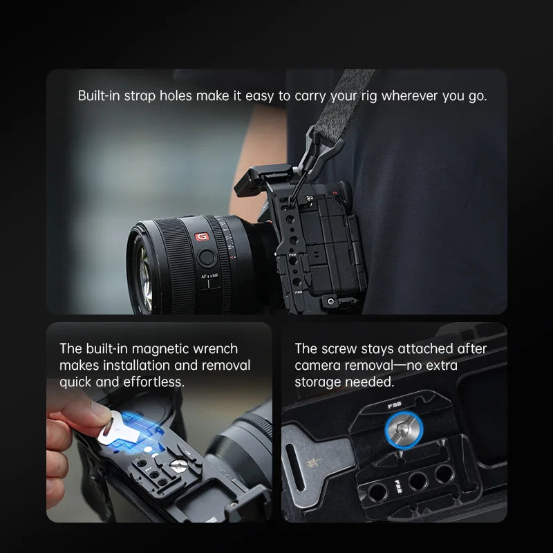 FALCAM F22&F38 Quick Release Camera Cage for Sony α7R VI