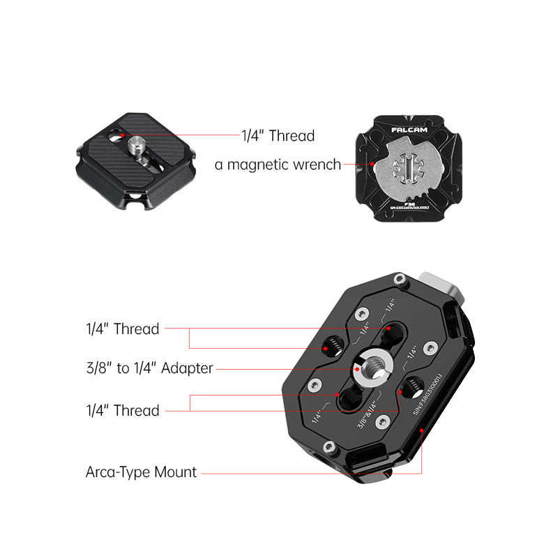 FALCAM F38 Safety Lock Quick Release Kit