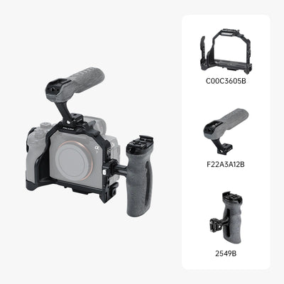 FALCAM F22&F38&F50 Quick Release Camera Cage Compatible with SONY A7M5 / A7R5 / A7M4